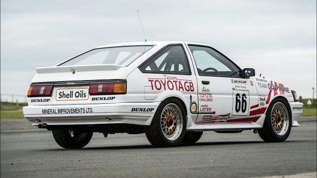 Toyota Corrolla GT AE86 winning the BTCC in 1987