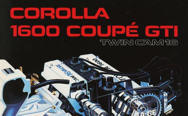 Swiss AE86 brochure - Toyota Corolla 1600 Coupé GT AE86